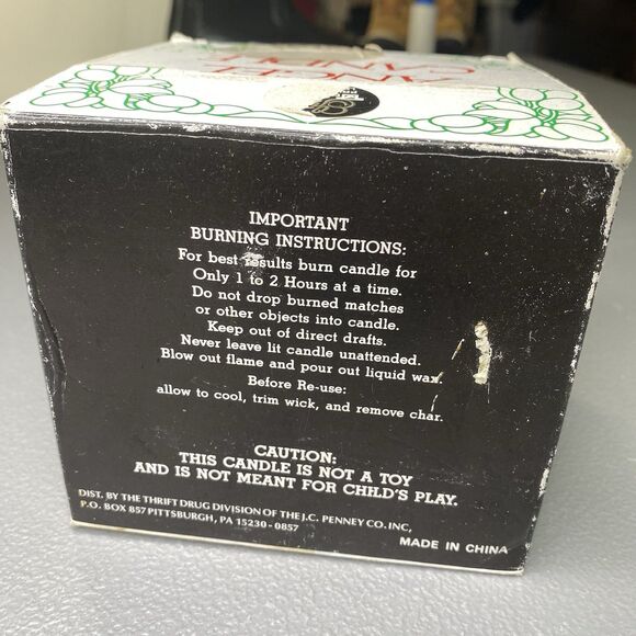 Vintage Angel Candle Decorative Collectible w/ Original Box Cream Unscented - Picture 14 of 15